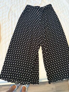 Zimmermann Black and White Printed pants